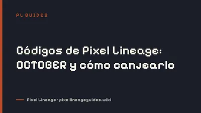 Códigos de Pixel Lineage: OCTOBER y cómo canjearlo
